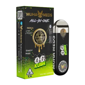 OG Kush Muha Meds 1000MG live resin disposable