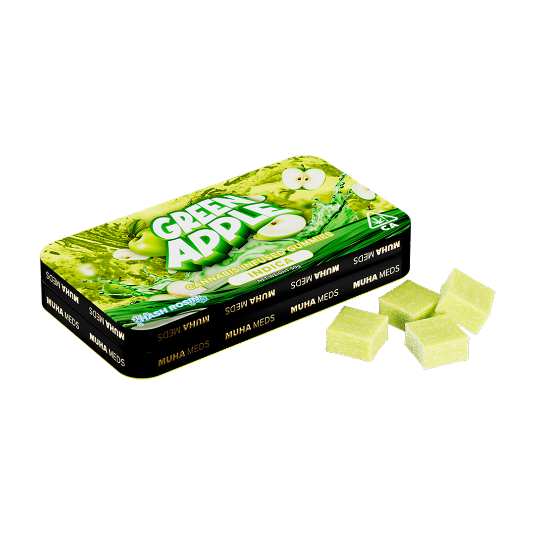 Green Apple gummies 100mg