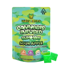 Sour Apple gummies 100mg